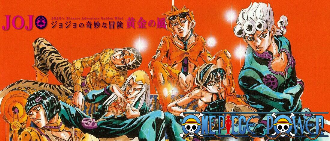 Copertina Jojo Bizarre Adventure Quinta Serie Golden Wind Vento Aureo Manga Ita